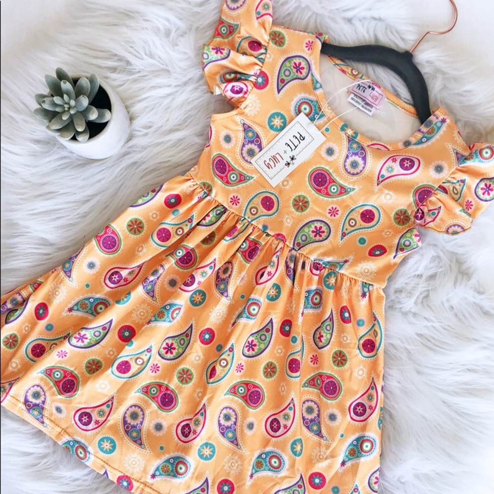 NWT 6-12m Paisley Boutique Dress
